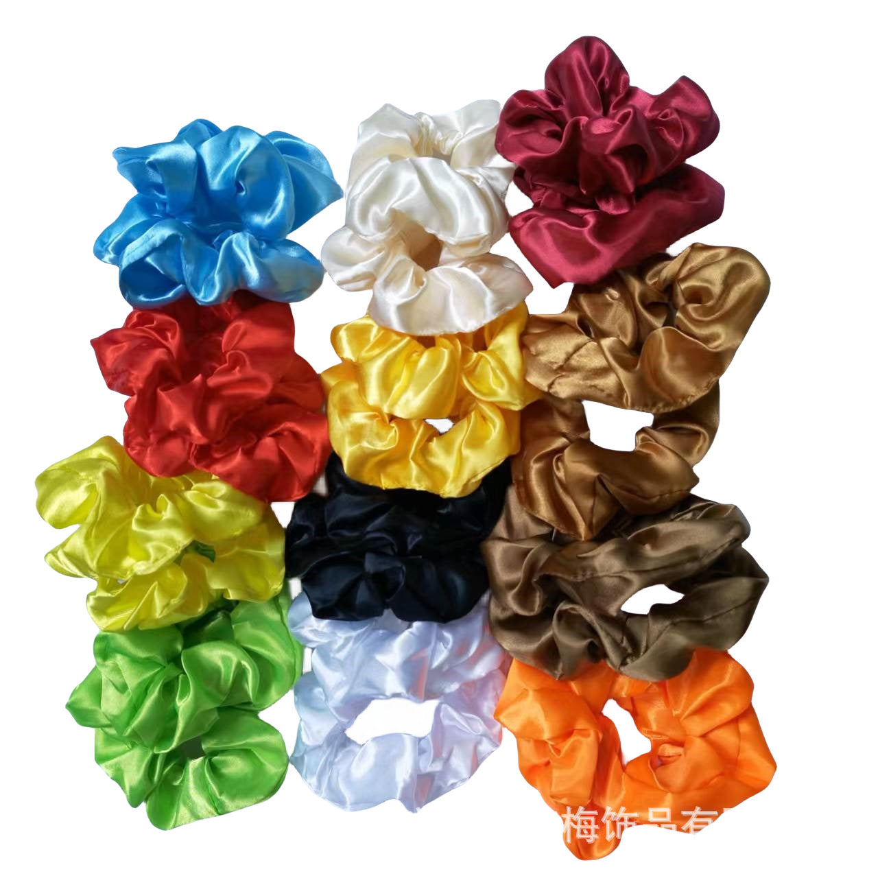 Wholesale 5pcs 12-color large headdress beauty girl hair coil hair rope